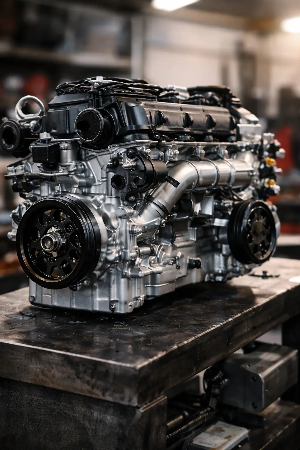 Motorblock eines runderneuerten Austauschmotors als wirtschaftliche Alternative zum Neumotor